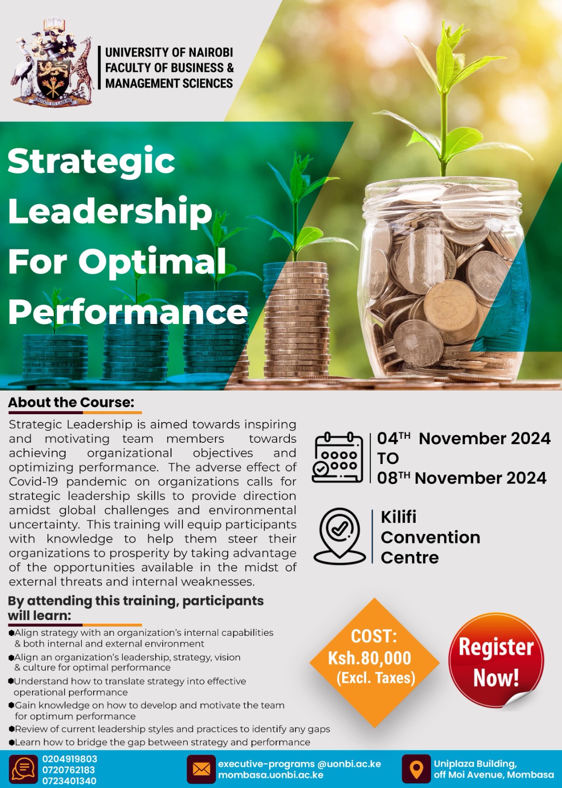 Strategic Leadership for Optimal Performance. 