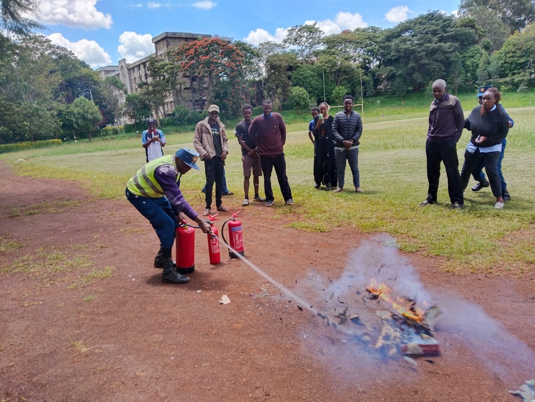 Faculty Staff Trained on Fire Safety