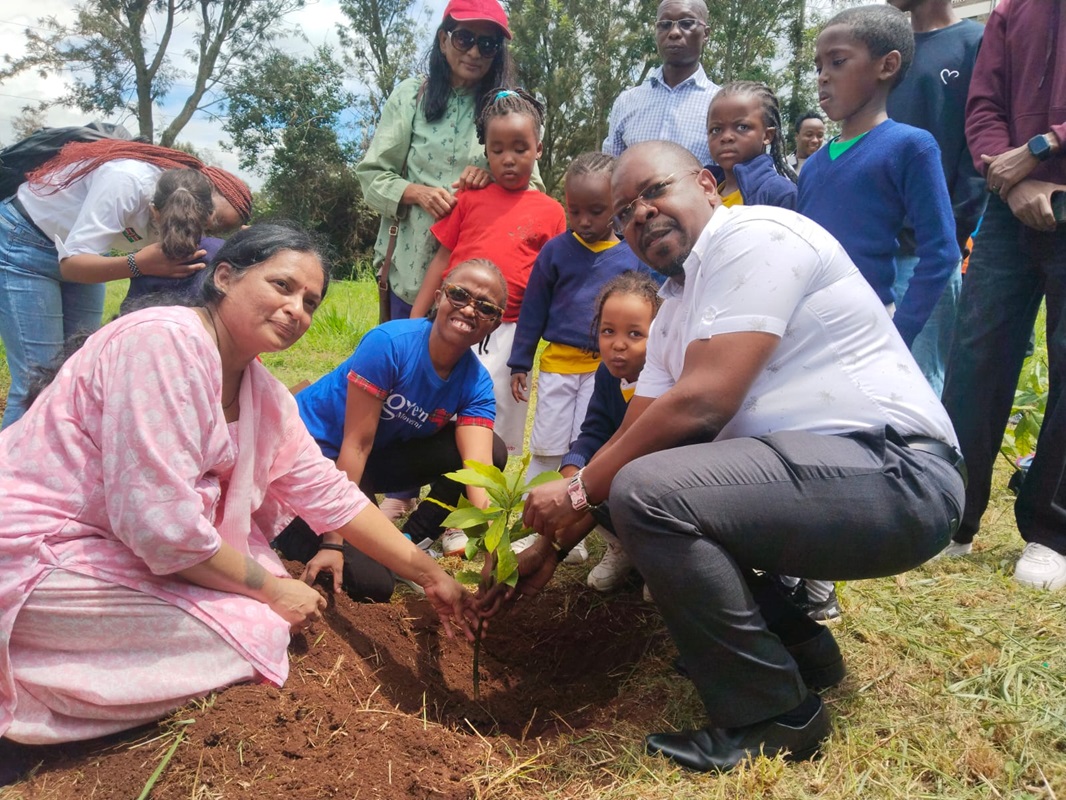 Tree Planting by Indian Religious Community