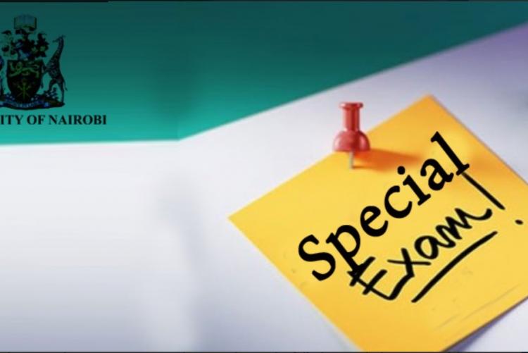 APPLICATION FOR REGISTRATION OF SPECIAL/SUPPLEMENTARY EXAMINATIONS – 2025/2026 ACADEMIC YEAR