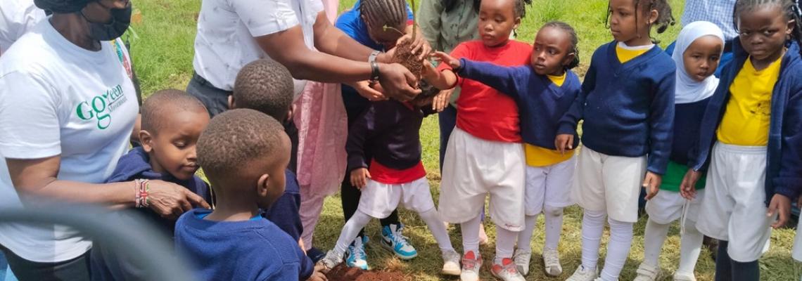 Tree Planting by Indian Religious Community