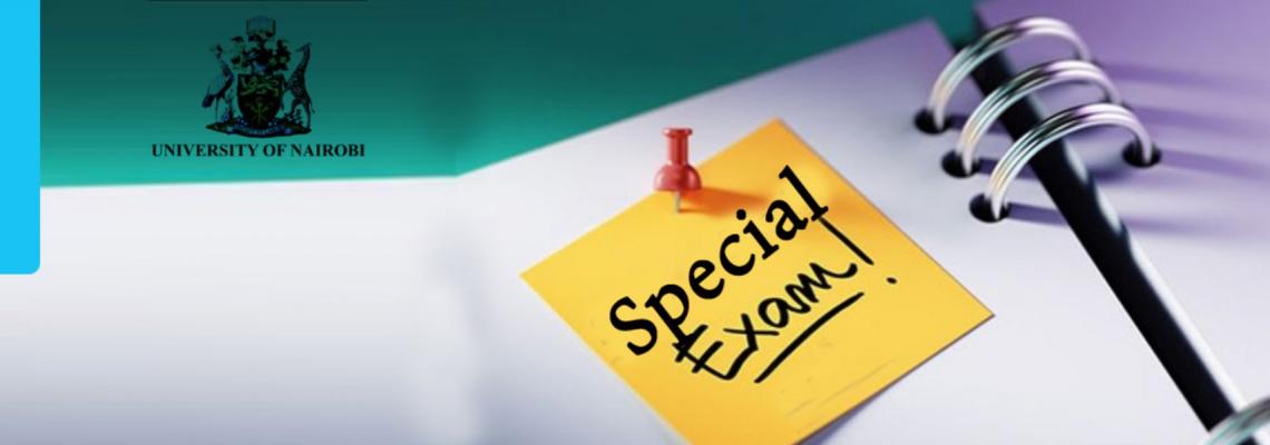 APPLICATION FOR REGISTRATION OF SPECIAL/SUPPLEMENTARY EXAMINATIONS – 2025/2026 ACADEMIC YEAR