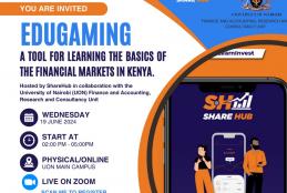 EDUGAMING: LEARNING BASICS OF FINANCIAL MARKETS IN KENYA