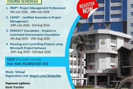 PROJECT MANAGEMENT PROFESSIONAL CERTIFICATION PROGRAMMES